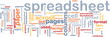 Spreadsheet word cloud