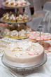 Wedding reception with cakes Wedding reception with cakes