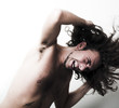 Photo: jeune homme sauvage bestial jeune homme sauvage bestial