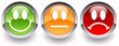 ''Smiles'' glossy icons