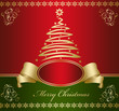 Elegant Christmas label