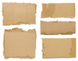 Pieces of cardboard Pieces of cardboard