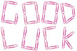 Good luck blue paper clips