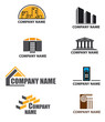 Set Of Building Company Logos Set Of Building Company Logos