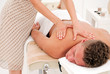 Relaxed man in spa Relaxed man in spa