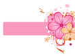 Flowers background with place for your text