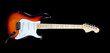 Electric guitar on white