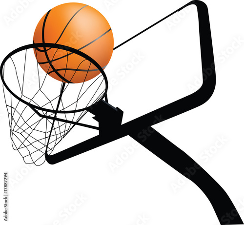 basketball hoop and ball. asketball hoop and all