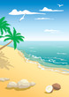 The landscape of beach