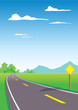 Landscape with road