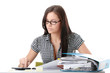 Filling out tax forms Filling out tax forms