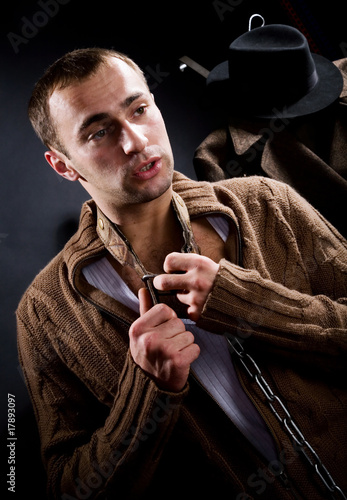 Photo: young man tells young man tells