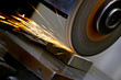 Indistrial grinder and sparks
