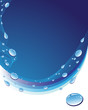 Abstract background with water drops