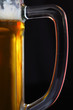 Beer mug on the table