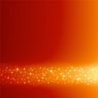 Festive red golden Christmas background with stars