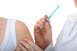 Photo: vaccination: medical giving injection vaccination: medical giving injection