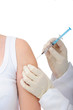 Photo: vaccination: medical giving injection vaccination: medical giving injection