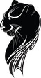 head of the black panther head of the black panther