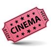 Pink cinema ticket Pink cinema ticket