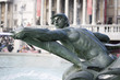 Fountain in Trafalgar Square in London Fountain in Trafalgar Square in London