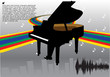 abstract piano design