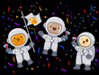 Animal Astronauts Partying