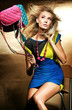 Images : Cute blonde posing