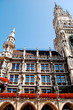Il Rathaus in Marienplatz - Monaco - Germania