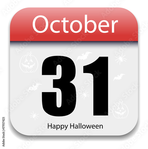 Halloween Calendar Date October 31 by Mahesh Patil - October 31 Halloween Halloween Calendar Date October 31 by Mahesh Patil - October 31 Halloween