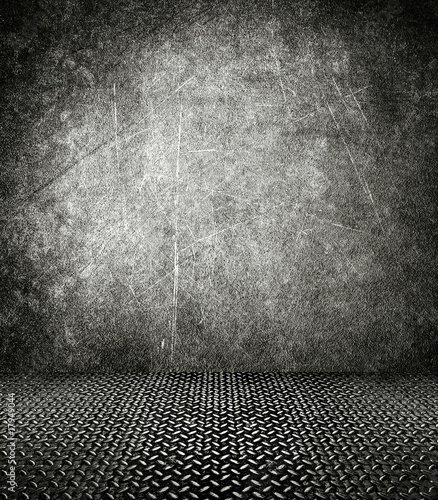 Foto: interior of grunge building interior of grunge building