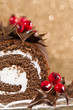 Section Of Christmas Cake