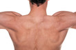 Mans back