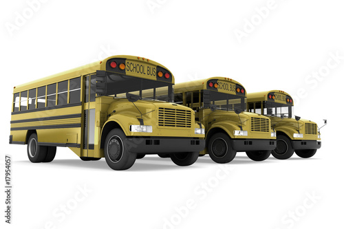 Illustration: School buses School buses