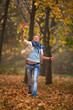 autumn women smile
