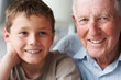 Proud grandfather - Happy senior man with his grandson