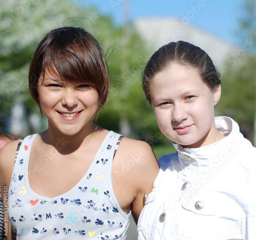 Photo: Portrait of girl-friends; The photo is made in 2009 Portrait of girl-friends; The photo is made in 2009