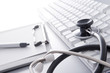 Stethoscope And Computer