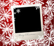 Christmas vector photo card Christmas vector photo card