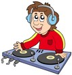Cartoon DJ boy