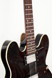 part of electric sem-hollow body guitar