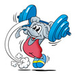 Schwergewicht Elefant