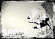 soccer grungy background