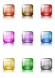 a set of colorful web button templates