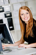 Woman at Computer Woman at Computer