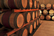 Wine barrels