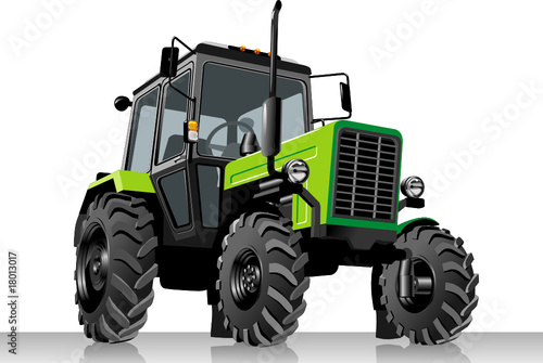 Vector: Vector tractor Vector tractor