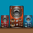 Colorful loudspeakers