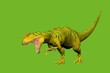 Allosaurus Dinosaur on Green Screen Allosaurus Dinosaur on Green Screen