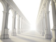 Photographie : Classical colonnade with arcades and Corinthian columns